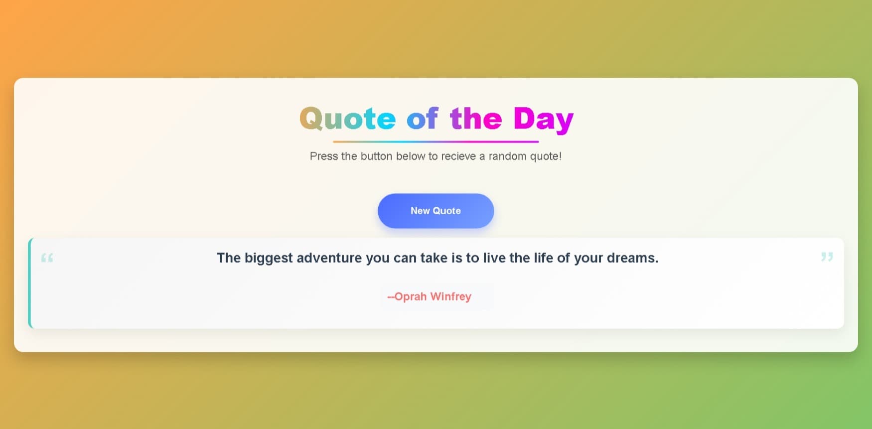 Quote Generator